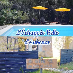 Appartement Le Brin De Soleil - L'echappee Belle D'aubenas 1 Sur 2, Aubenas